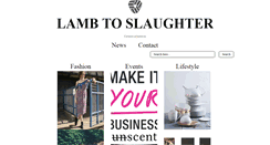Desktop Screenshot of lambtoslaughter.co.uk