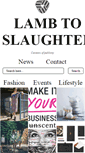 Mobile Screenshot of lambtoslaughter.co.uk