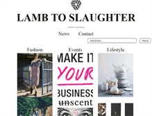 Tablet Screenshot of lambtoslaughter.co.uk